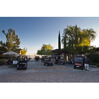 A busy morning at Glen Ivy Golf Club in Corona, California.