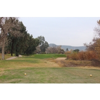 Take an extra club to hit the table-top 17th green at Carlton Oaks Golf Club just northeast of San Diego.